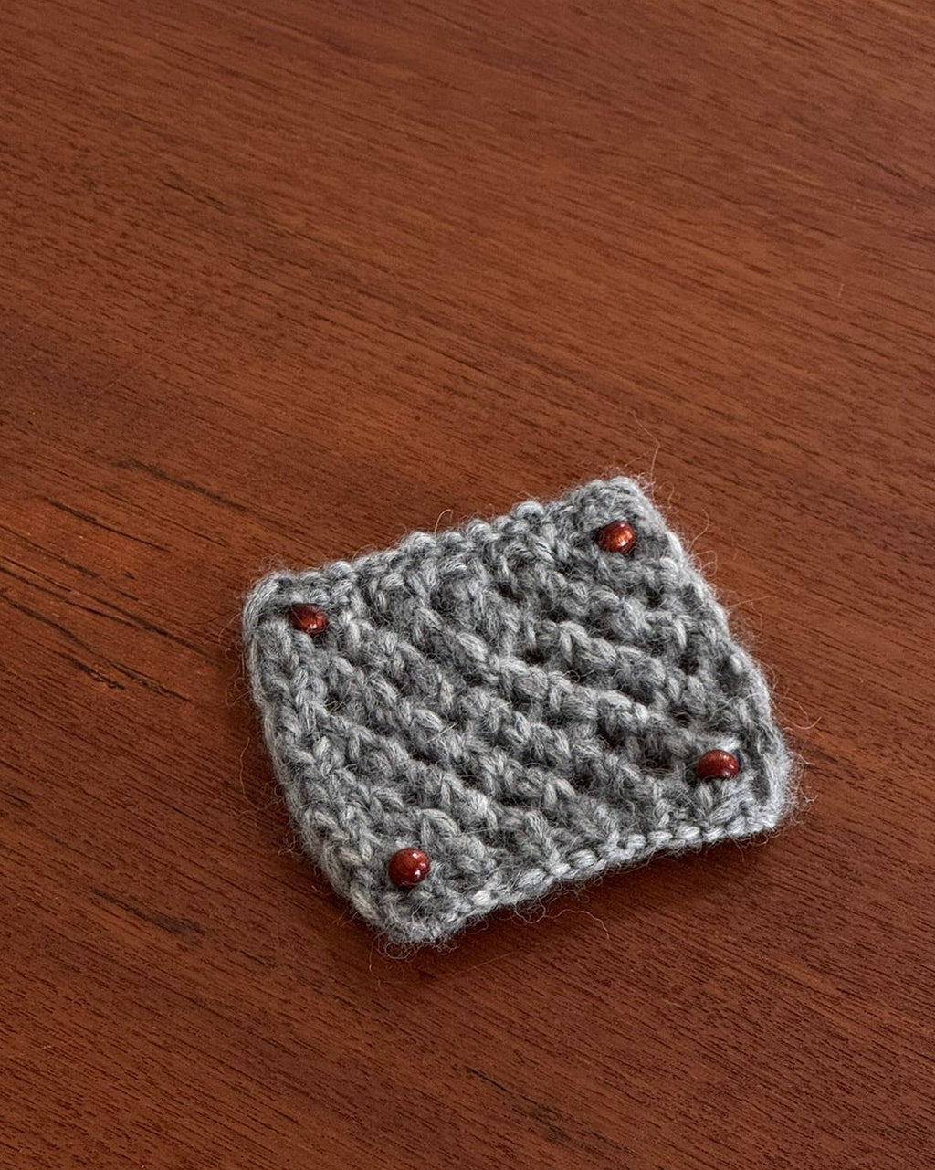 beaded coaster [ fog ]
