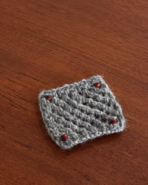 beaded coaster [ fog ]