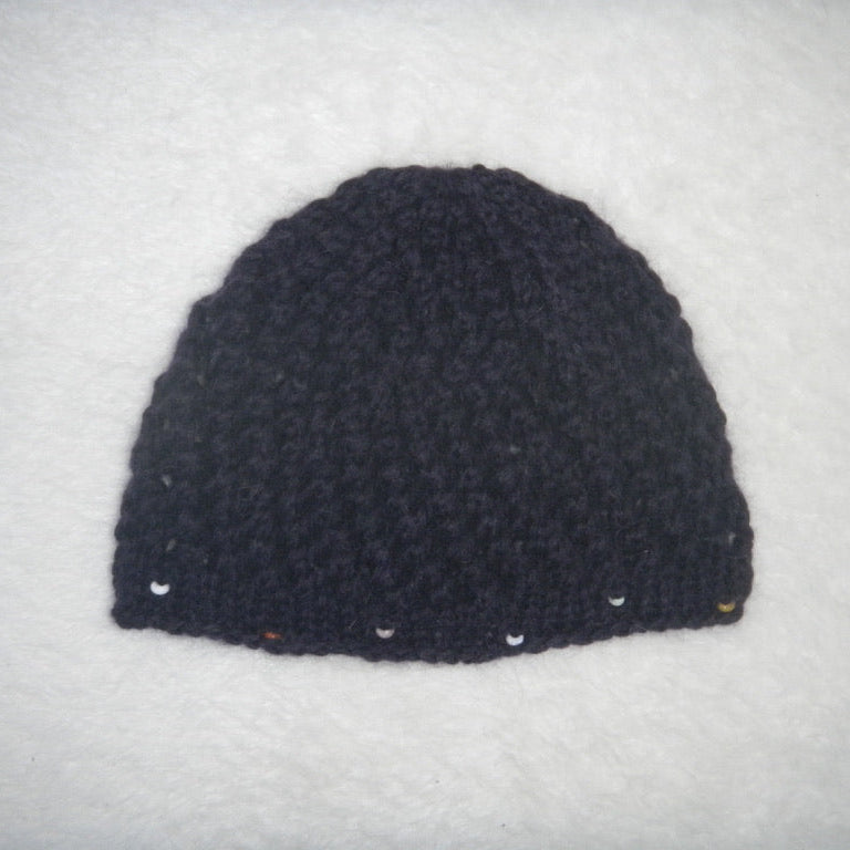 lacy beanie [ violet ]
