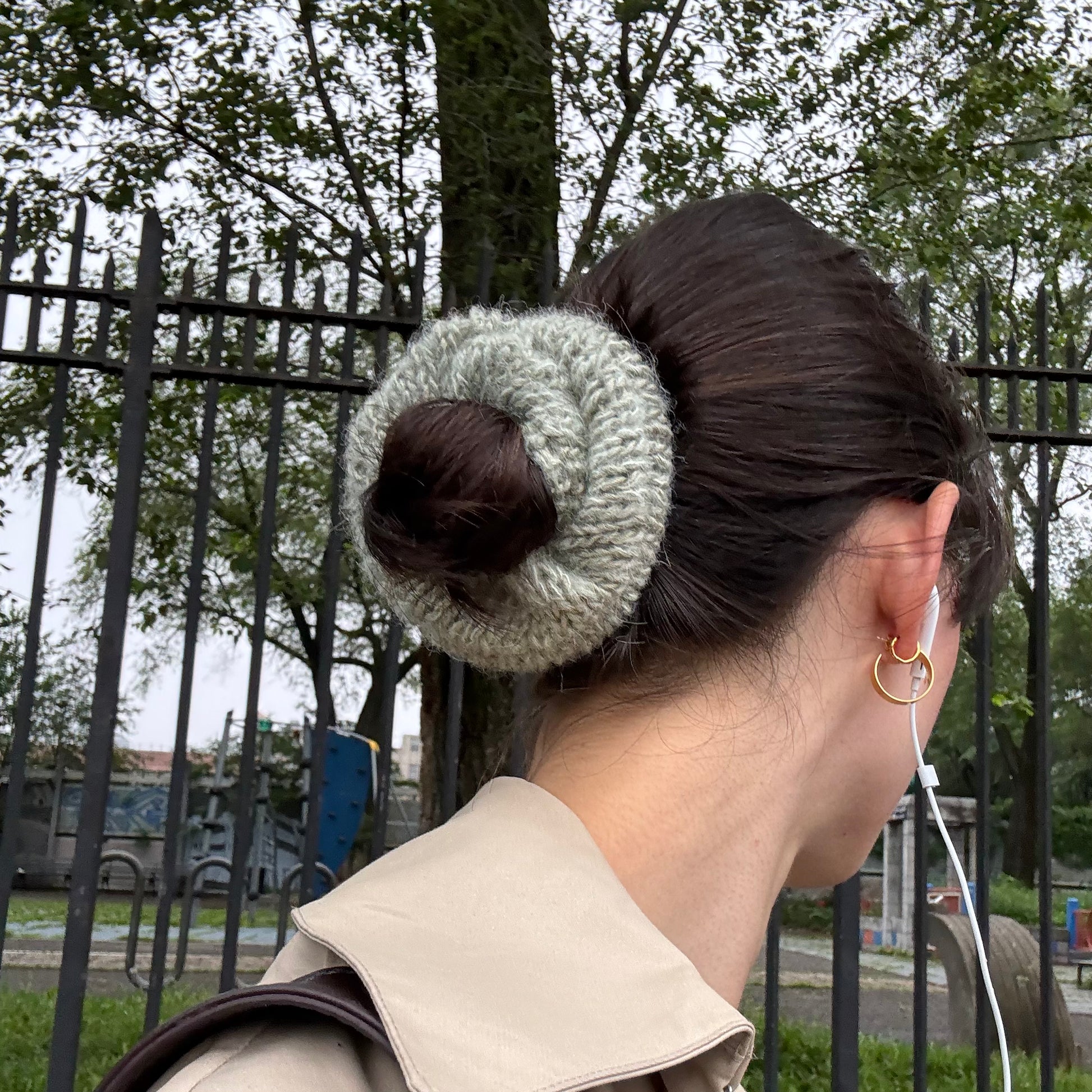 cotton scrunchie