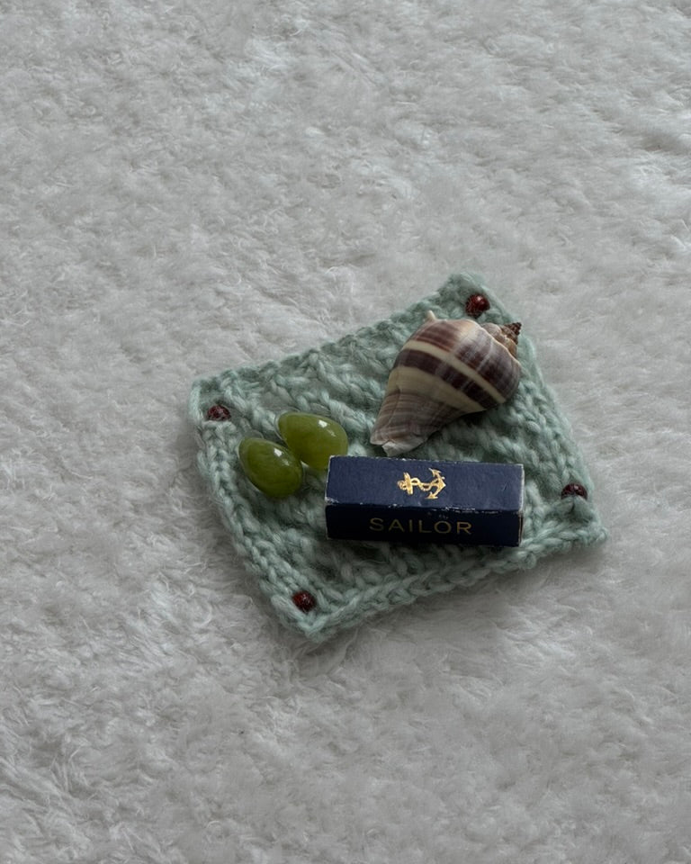 beaded coaster [ dew ]