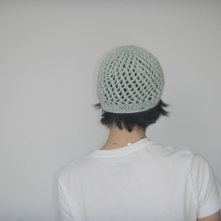 lacy beanie [ dew ]