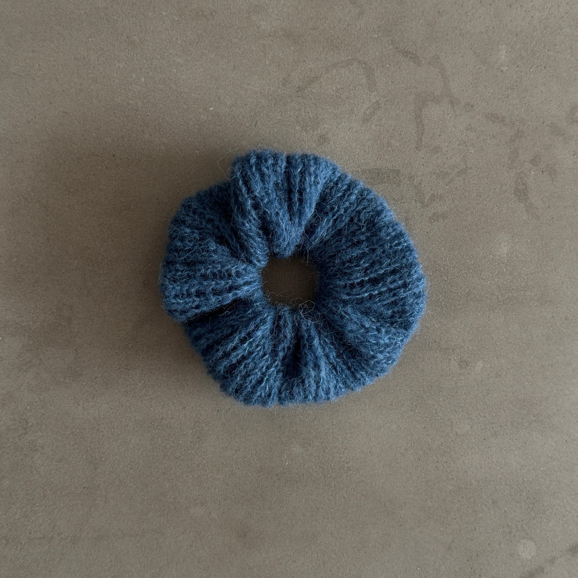 mohair scrunchie