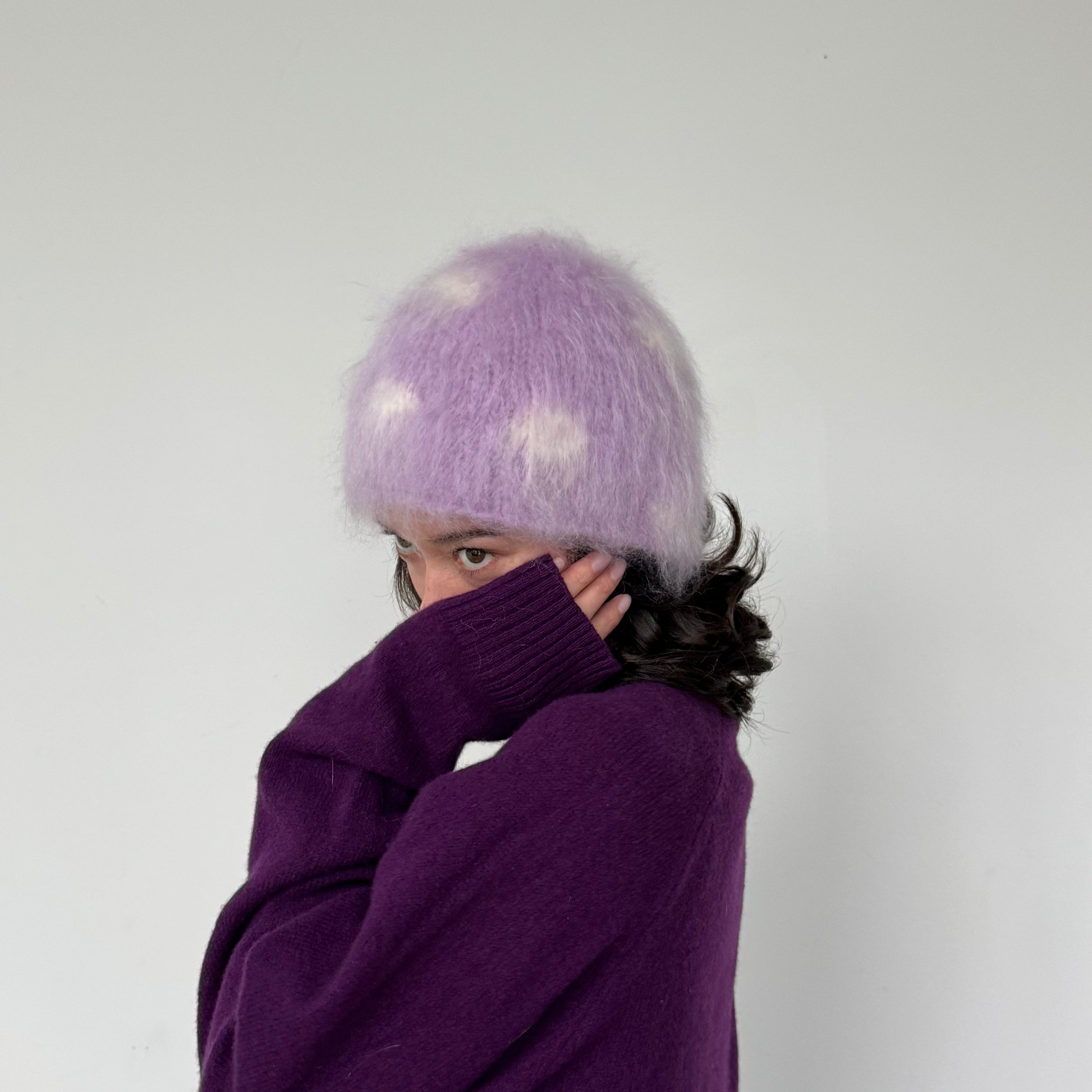 mohair beanie [ orbit ]