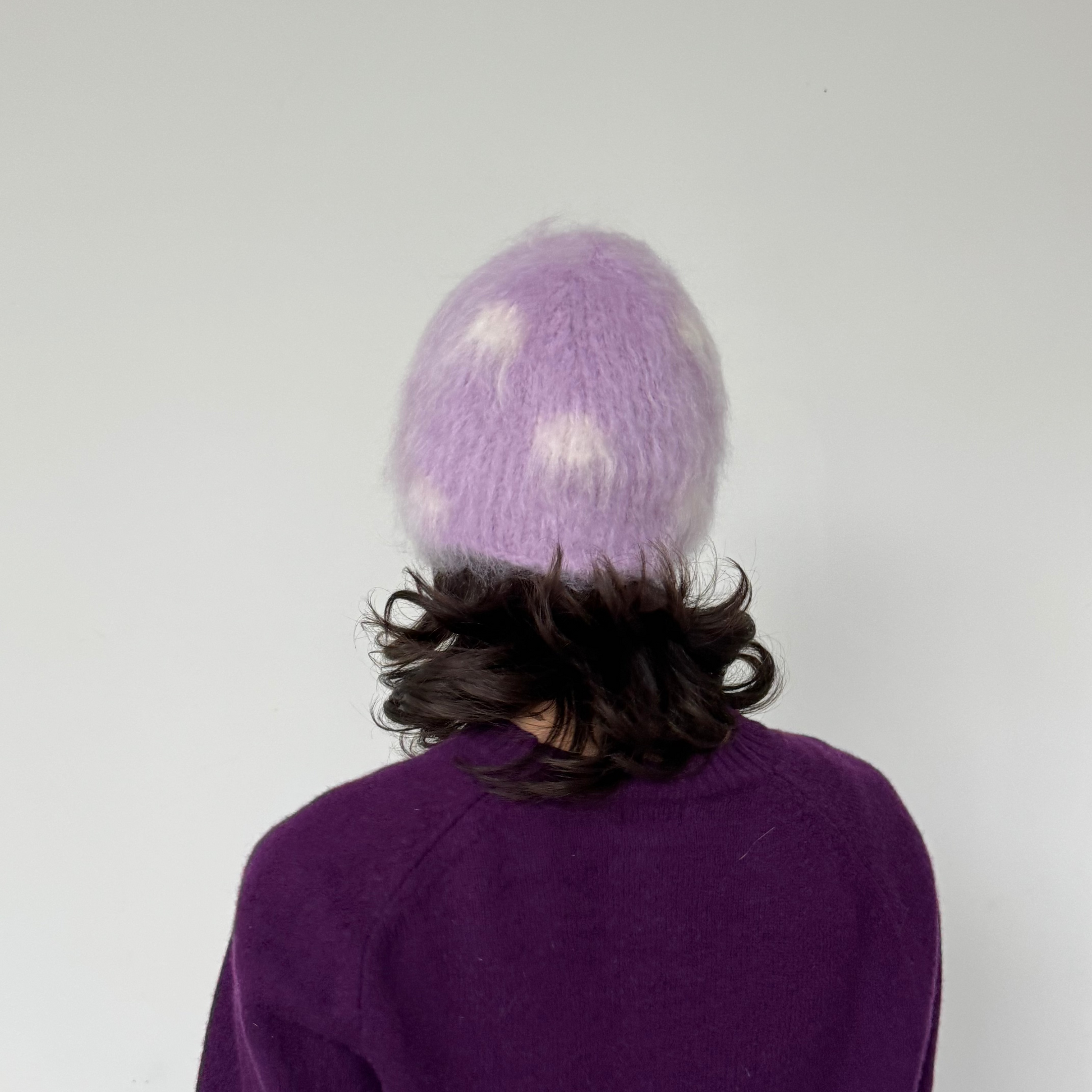 mohair beanie [ orbit ]